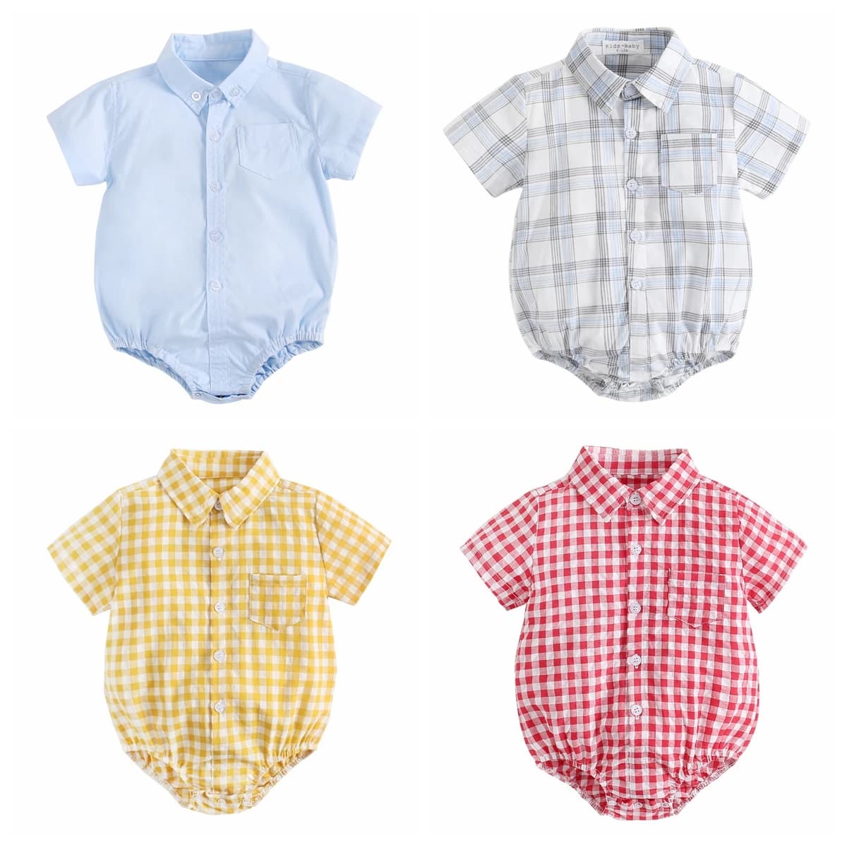 Sanlutoz – body en coton pour bébé garçon, vêtements pour nouveau-né à la mode, vêtements d'été à manches courtes pour bébé