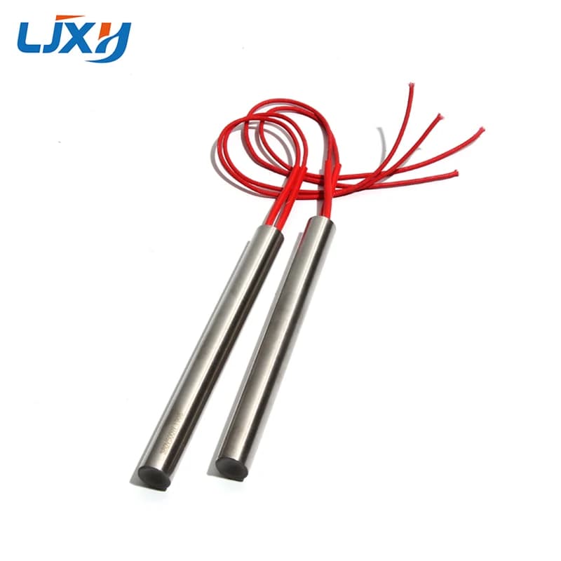 LJXH – 2 pièces tubulaires de chauffage, 12.5mm 80 ~ 150mm, 110/220/380V, tube chauffant électrique SUS, 250/260/310/370/470W, résistance