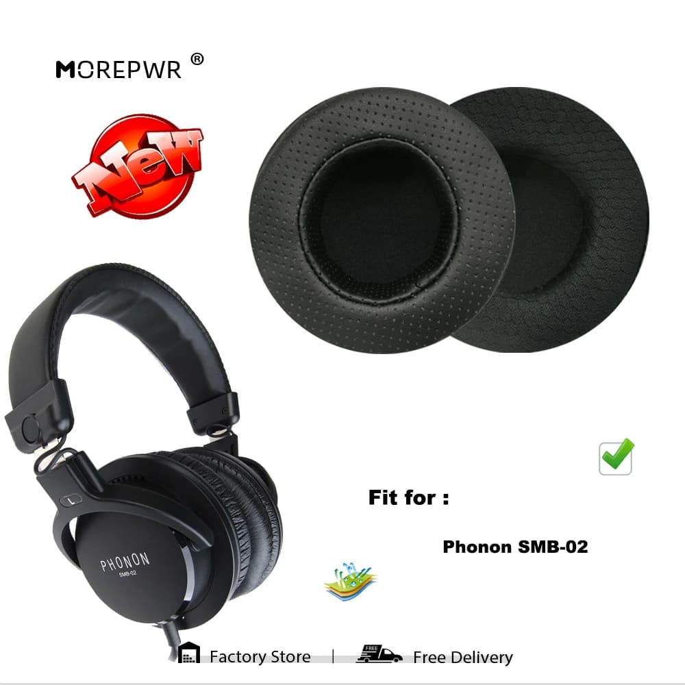 Coussinets d'oreille de remplacement pour téléphone SMB-02 SMB02 SMB02, pièces de casque, coussin en cuir velours, housse de protection pour écouteurs