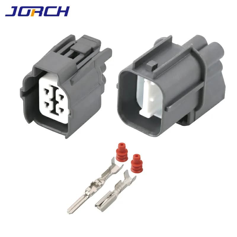 Sumitomo – connecteur de fil électrique étanche, 4 broches, 6189-0132 6181-0073, femelle et mâle, prise de capteur avec bornes, 5 pièces