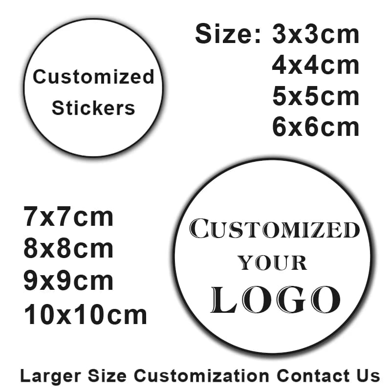100 pièces, autocollants personnalisés avec logo, de 3 à 10 cm, pour mariage, avec un design personnalisé, pour étiqueter des boîtes de bonbons, des cadeaux, pour les fêtes d’anniversaire,
