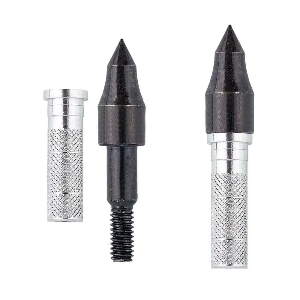 30 pièces siège en aluminium pour arbre de chasse pointe de flèche ajustement ID 6.2mm ou ID 7.6mm flèches en fibre de verre de carbone arbre de chasse adaptateur de bricolage
