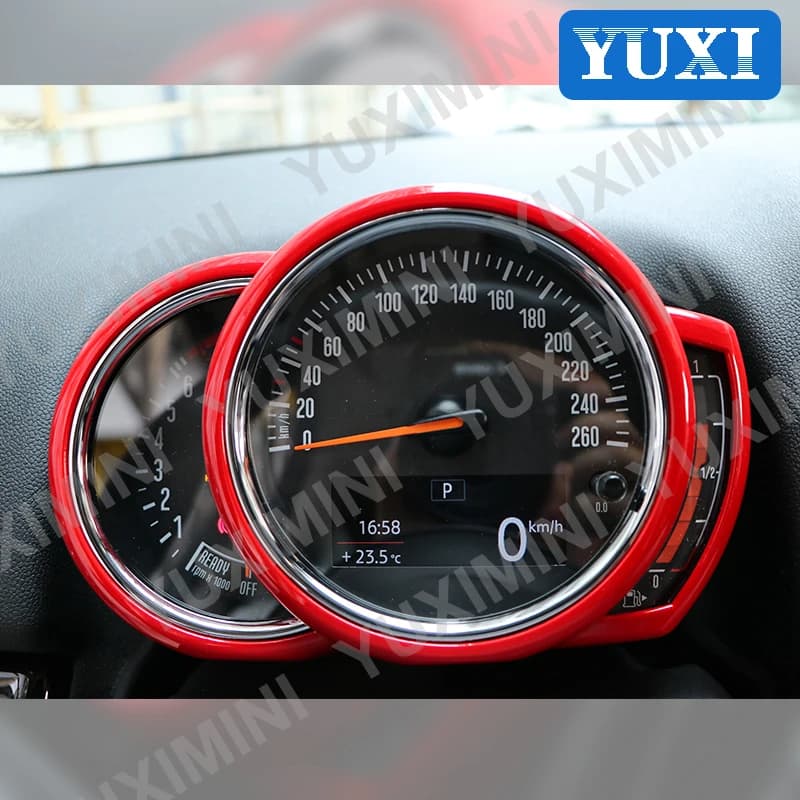 Cadre décoratif de tableau Prada pour voiture, couverture de tachymètre, modification de style intérieur, BMW MINI ONE CooperS F54 F55 F56 F57 F60