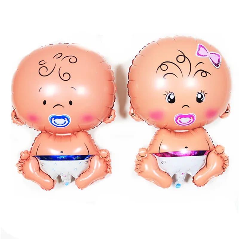 Ballon de poupée sucette pour bébé garçon et fille, décoration de fête révélatrice du sexe, ballon de dessin animé pour premier anniversaire, ballon pour enfants, 30 po