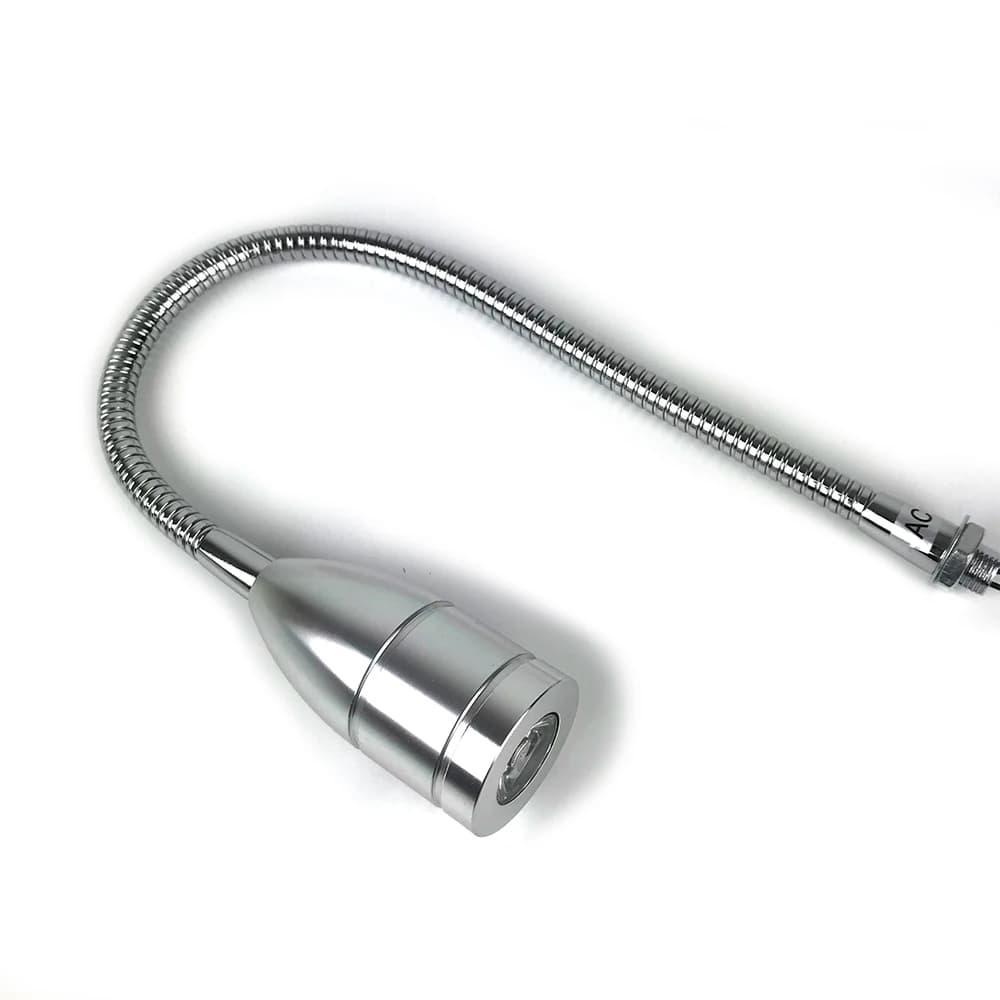 1W 3W AC 12V 24V 220V LED outil lumière Flexible 30cm LED atelier lampe de travail argent pour CNC Machine reprise Machine de soudage