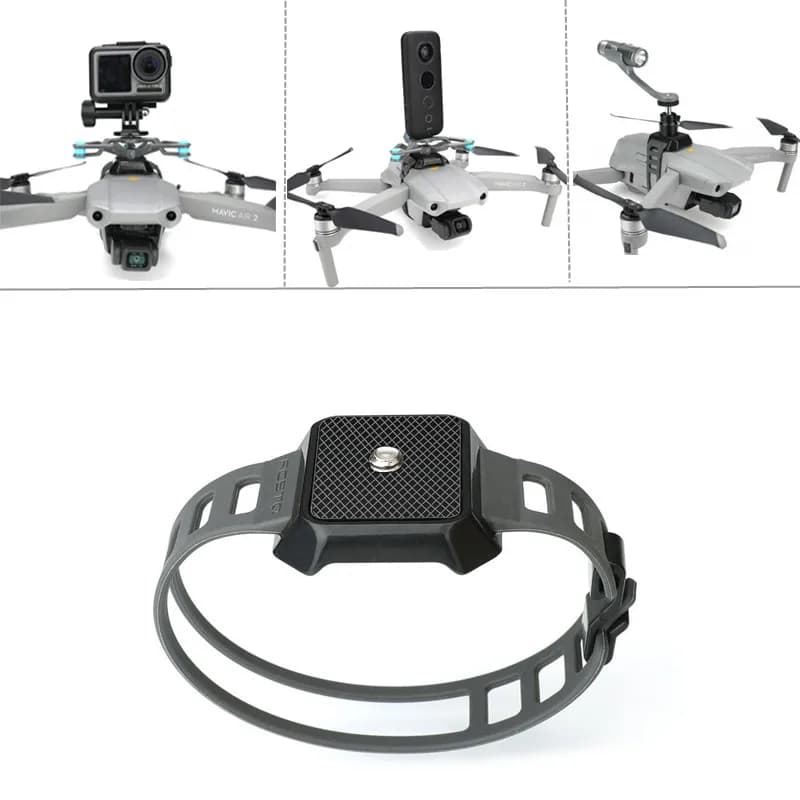 Sangle fixe pour gopro/osmo action /Insta360/ceinture d'adaptateur de lampe légère pour drone dji mavic air 2S & air 2/ mavic mini 2 & mini 1