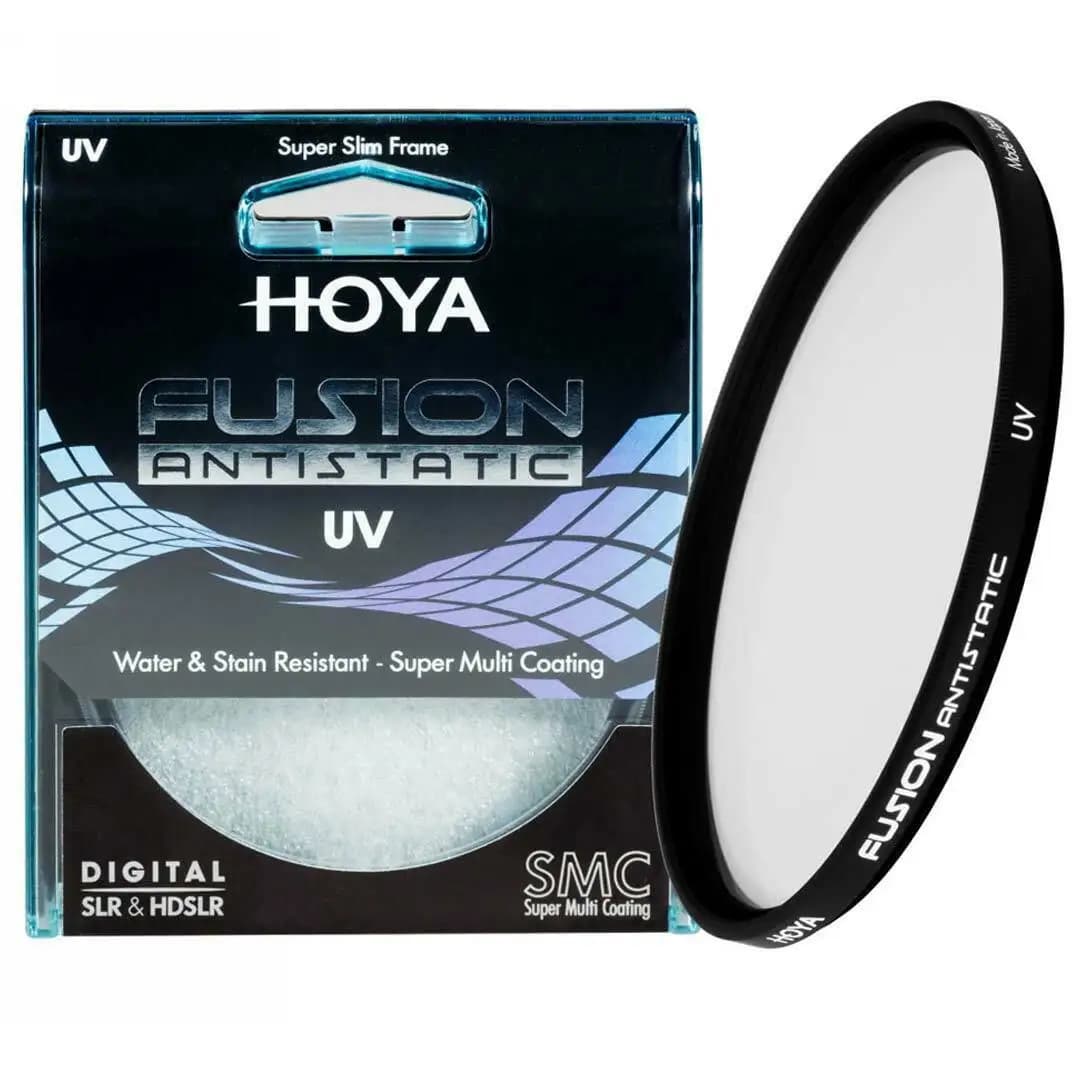 HOYA – filtre UV antistatique FUSION, Protection multicouche mince pour objectif de Protection d'accessoire d'appareil photo SLR