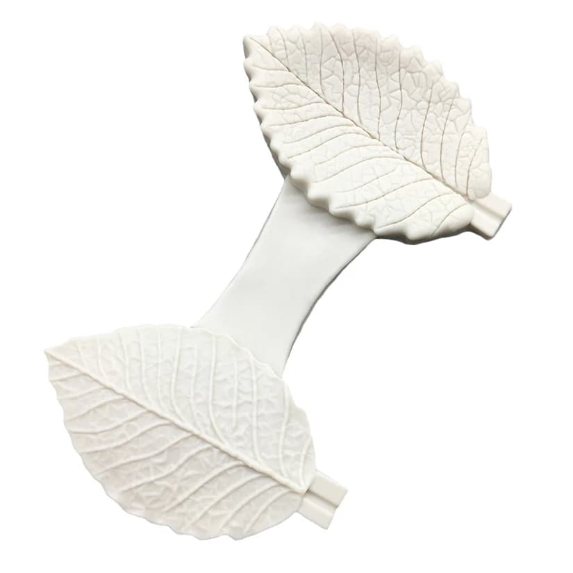 Moule en Silicone en forme de feuille de Rose, pour pâtisserie, Cupcake, chocolat, Fondant, outils de décoration