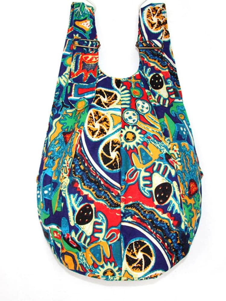 Sacs à dos bohèmes vintage pour femmes, sacs à main de nettoyage scolaire, sacs à dos de voyage, sac en toile de coton