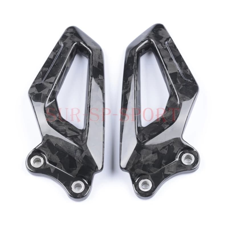 Couvercle de protection de plaque de talon en Fiber de carbone forgée, pour BMW S1000RR 2019 2021 100%