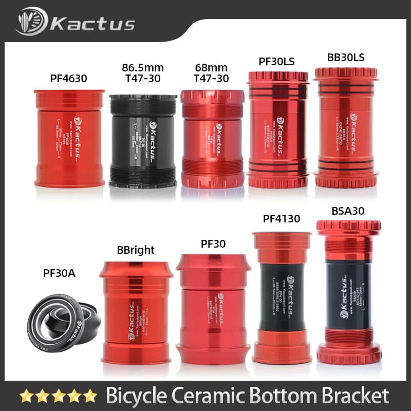 Support de pédalier de vélo avec mouvement Central, axe de 30mm, roulement en céramique, pièces de bicyclette PF30/PF4130/BB30/BSA30/T47 pour vtt de route