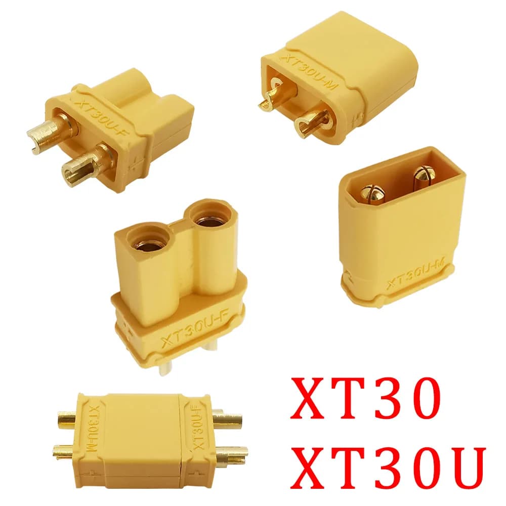 Connecteur XT30 2mm, fiche banane XT30 XT30U mâle femelle, prise de balle pour voiture RC FPV, pièces de batterie Lipo, 5 paires/10 pièces