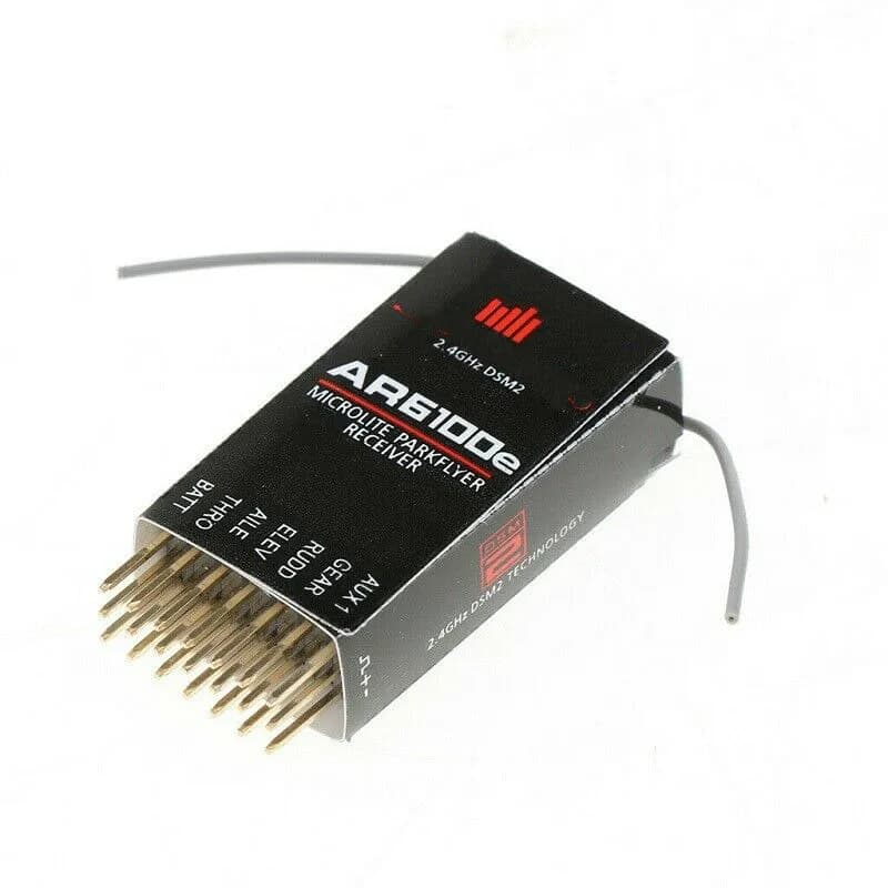 BBYMfast-Récepteur de salle de bain AR6100e DSM2 RC, 2.4GHz, 6 canaux pour radio JR DX6i, DX7, DX8, hélicoptères, Airana Quadcopter