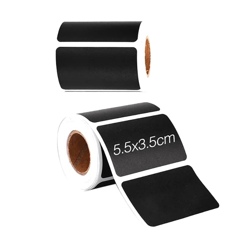 Étiquettes autocollantes imperméables noires, 120 pièces, pour stockage de produits en pot scellé, pour cuisine, tableau noir