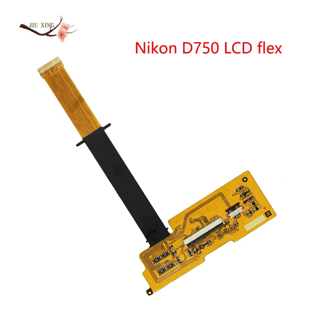 Écran LCD pour Nikon D750, couvercle arrière, charnière de câble flexible, connecteur FPC, caméra de carte mère, pièce de rechange