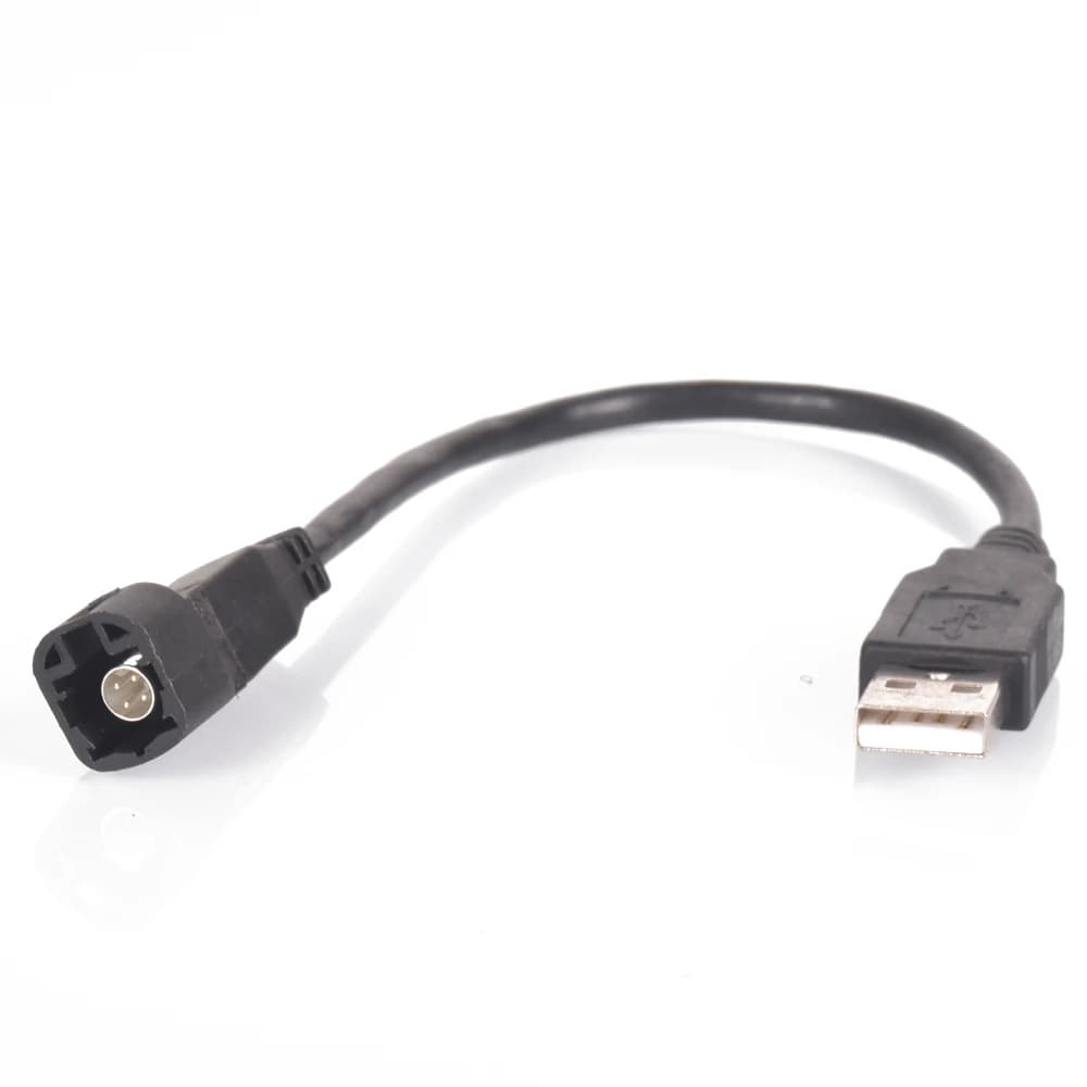Câble de transfert de prise d'interface USB d'autoradio pour VW RCD510 RCD300 CD, Port de changeur à 4 broches vers prise de Port USB Standard pour Skoda