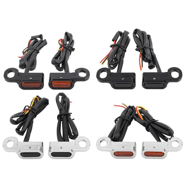Feux de illeur pour moto Harley Touring Street FXSE Fat Boy Slim S & V-newest, feux de circulation, mini clignotant LED, 2009-20