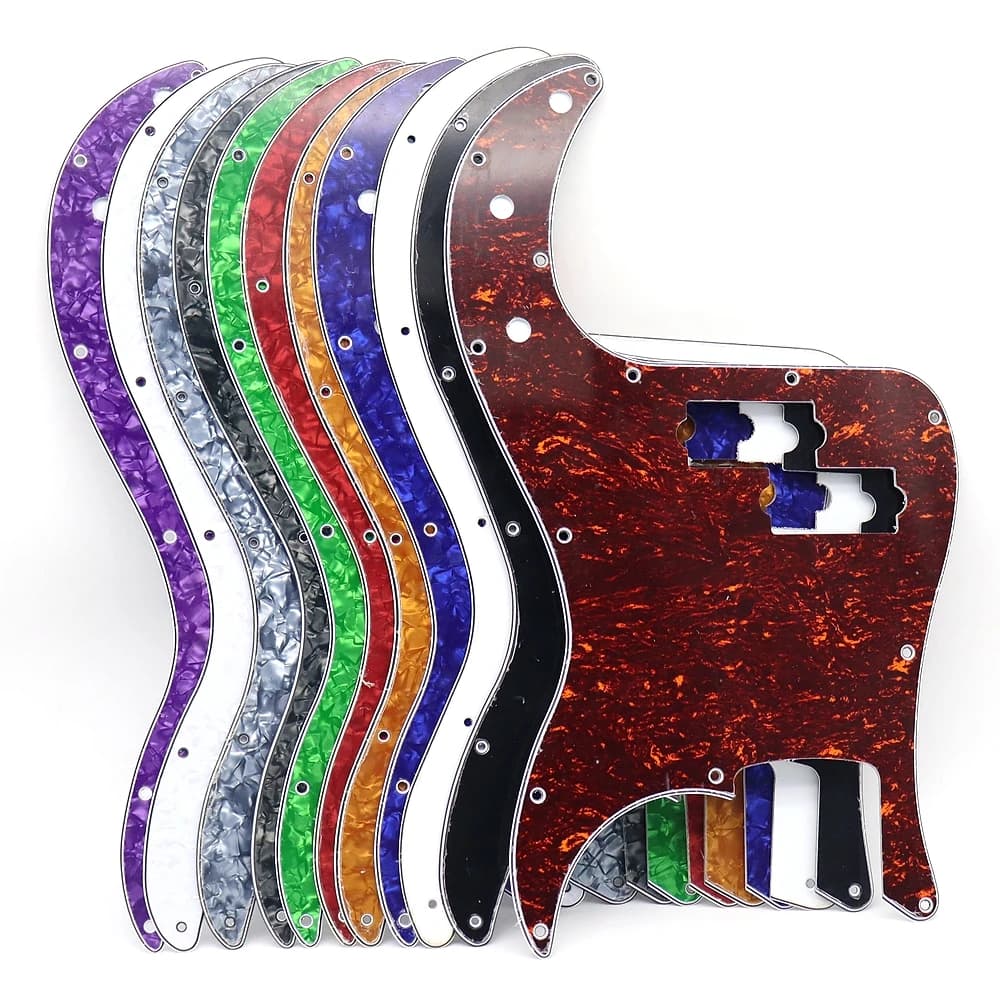 1 pièce Pickguard 3 plis en PVC pour guitare électrique, plaque anti-rayures pour guitare basse Precision PB, pièce de guitare basse, 13 trous