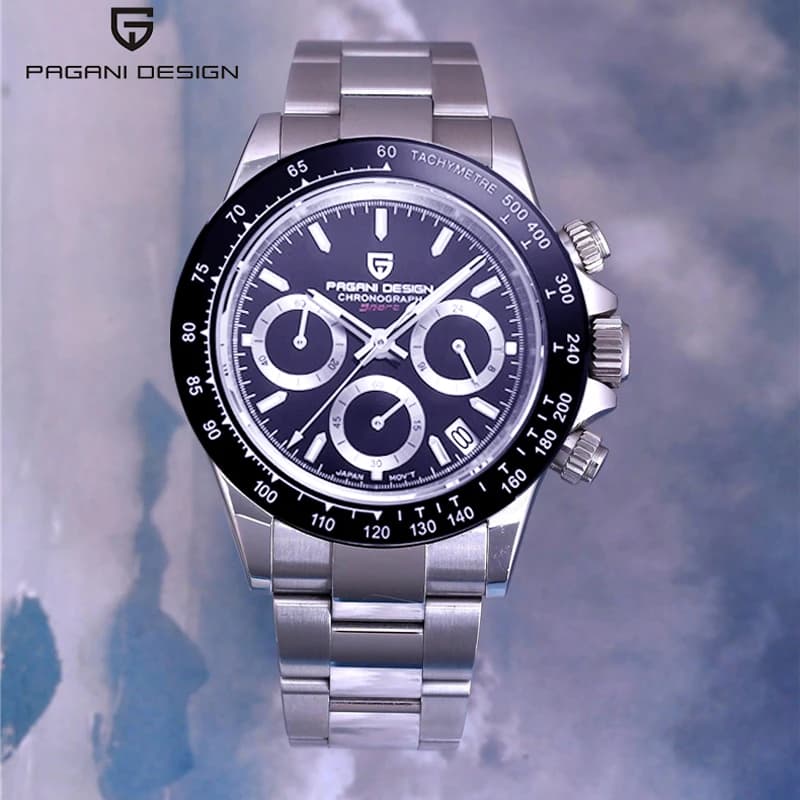 Nouvelle montre-bracelet de luxe à quartz PAGANI DESIGN Chronographe 2026 pour homme, date automatique, étanche 100M, mouvement japonais VK63, Reloj Hombre