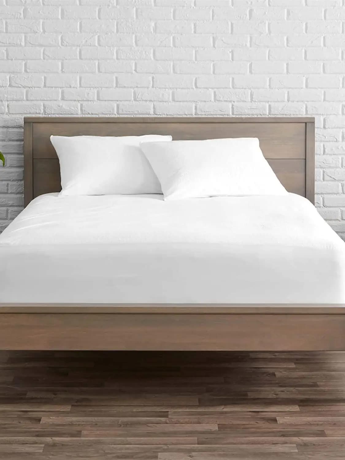 Drap de lit en coton imperméable, drap éponge, housse de matelas, protecteur, couettes élastiques, couvre-lit, 100%