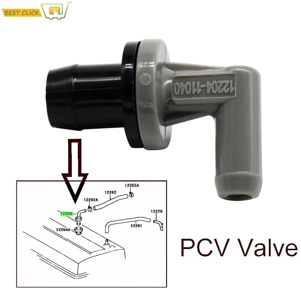 Vanne PCV de ventilation positive du carter 1220411040 Pour Honda Civic Accord City Odyssey Prelude passeport 1996 1997 1998 1999