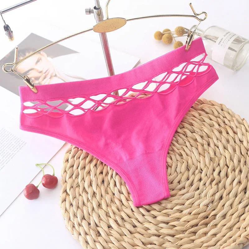 Femmes Sexy lingerie tongs sous-vêtements en string culottes slips dames t-back sexy sport fitness sans couture taille haute sans couture