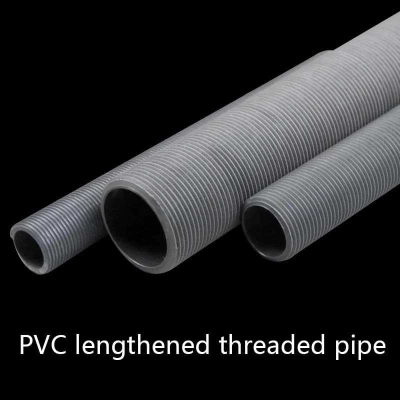 Tuyau fileté en PVC pour aquarium, tuyau dentaire extérieur, joint étanche, plastique, 1 pièce