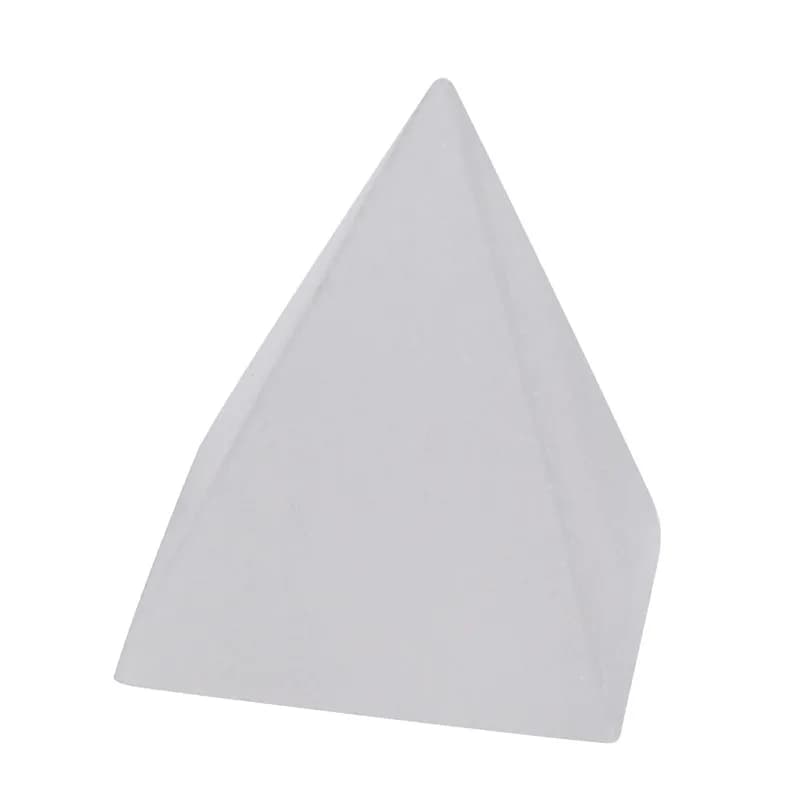 Pyramide de sélénite blanche naturelle, minéraux de cristal, guérison énergétique, gypse, ornements de bureau à domicile