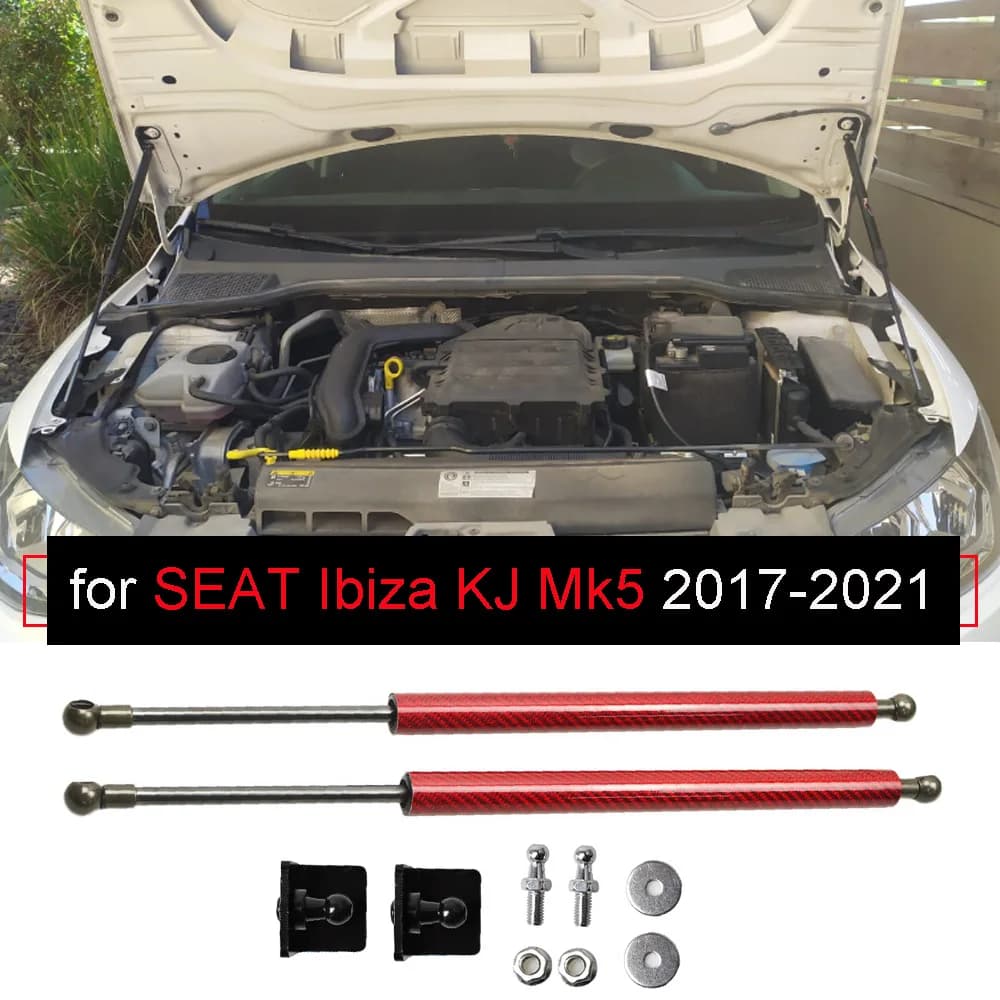 Pour SEAT Ibiza 6F KJ1 2017-2026 – Amortisseurs de capot avant à gaz, vérins de levage, vérins de support, vérins de suspension