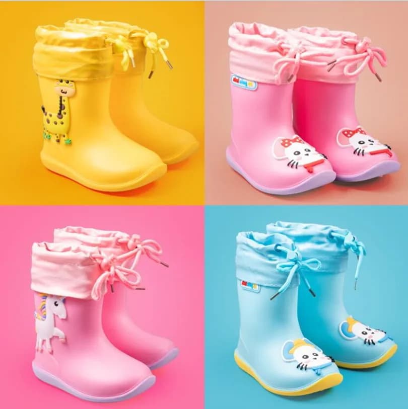 Enfants bottes de pluie enfant en bas âge fille bottes de pluie classique imperméable chaussures pour enfants bottes en caoutchouc PVC enfants bébé chaussures d'eau garçon bottes de pluie