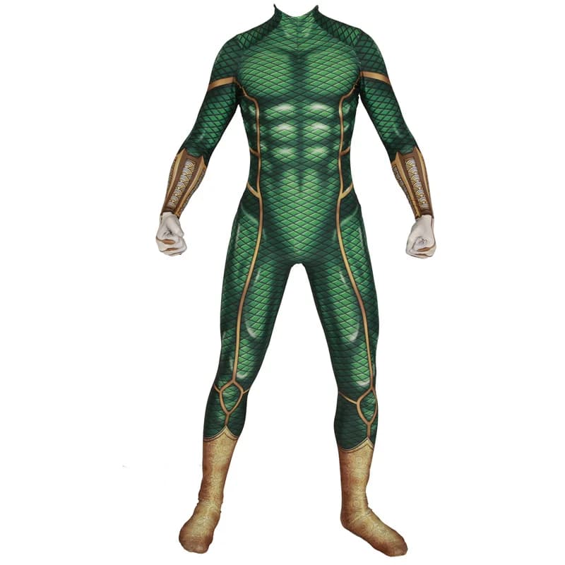 Costume de cosplay IQUE dex vert, Costumes d'Halloween 303, Combinaison de batterie Zentai, Vente chaude