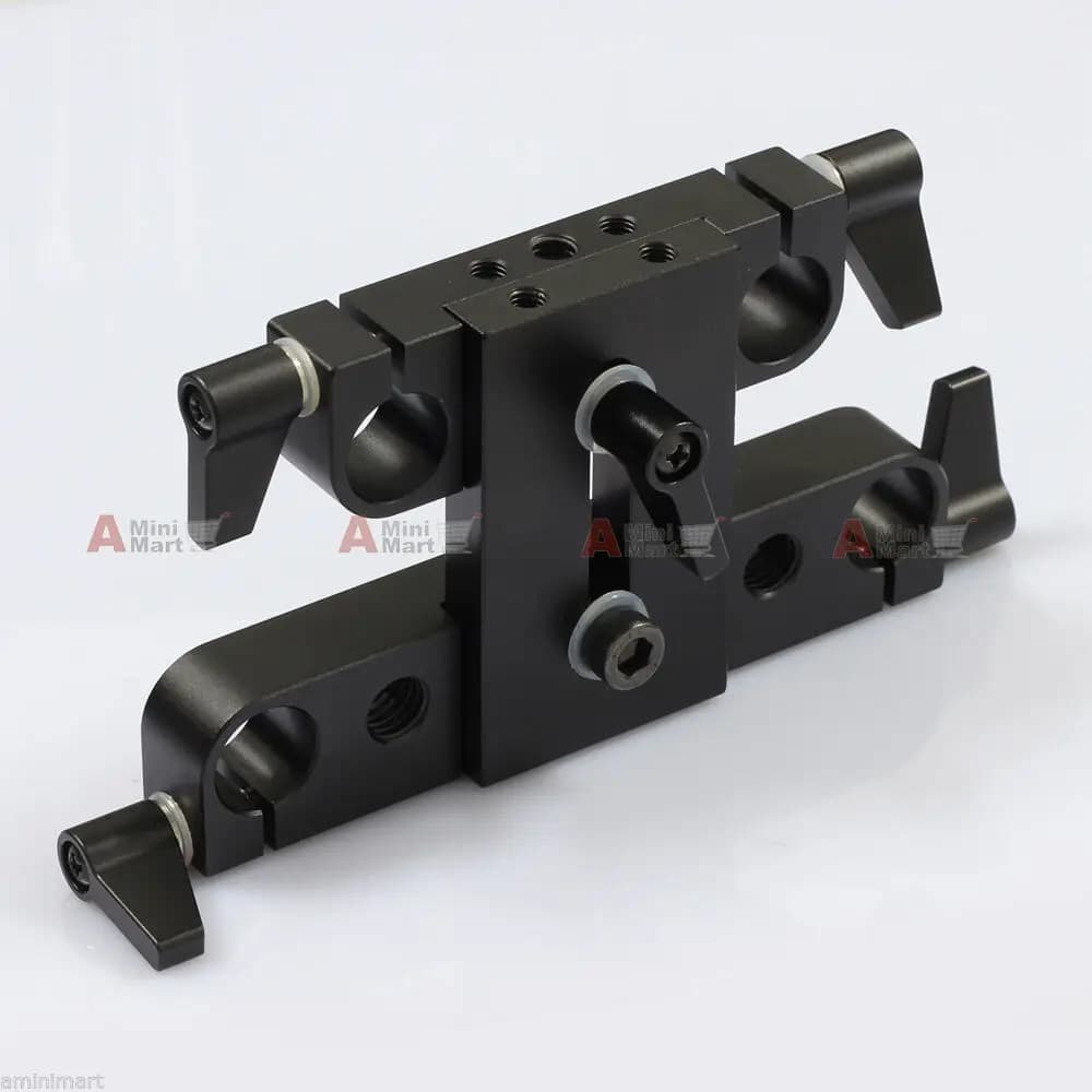 Adaptateur de pont élévateur d'espacement de 60mm à 100mm, pince de tige de 15mm pour système de Support de Studio LWS Arriflex ARRI Film plate-forme de caméra boîte mate