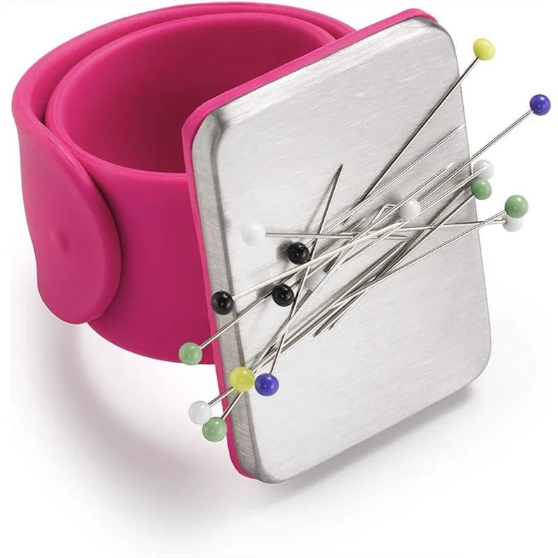 Épingles à coudre accessoires bricolage outils de couture magnétiques épingle de sécurité coussin épingle de rangement bracelet bras broche porte-broche Costuras Accesorios