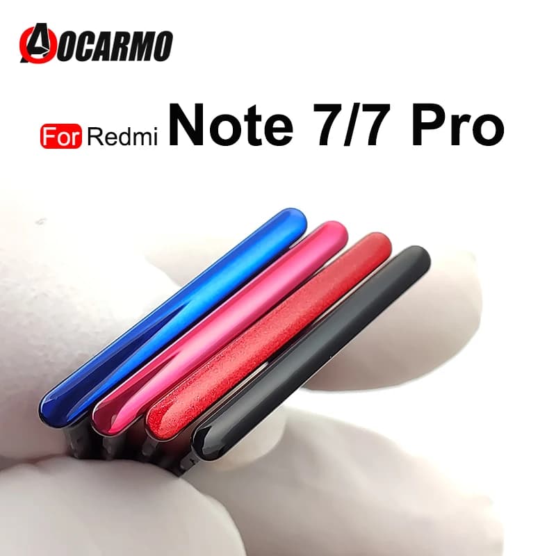 Plateau de carte SIM, support de fente, adaptateur, pièces de rechange, pour Xiaomi Redmi Note 7 Pro 7Pro