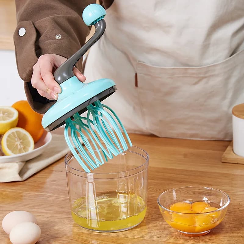 Fouet manuel, outils de cuisson de gâteaux ménagers, agitateur d'œufs semi-automatique, petits œufs, fouet à crème blanche
