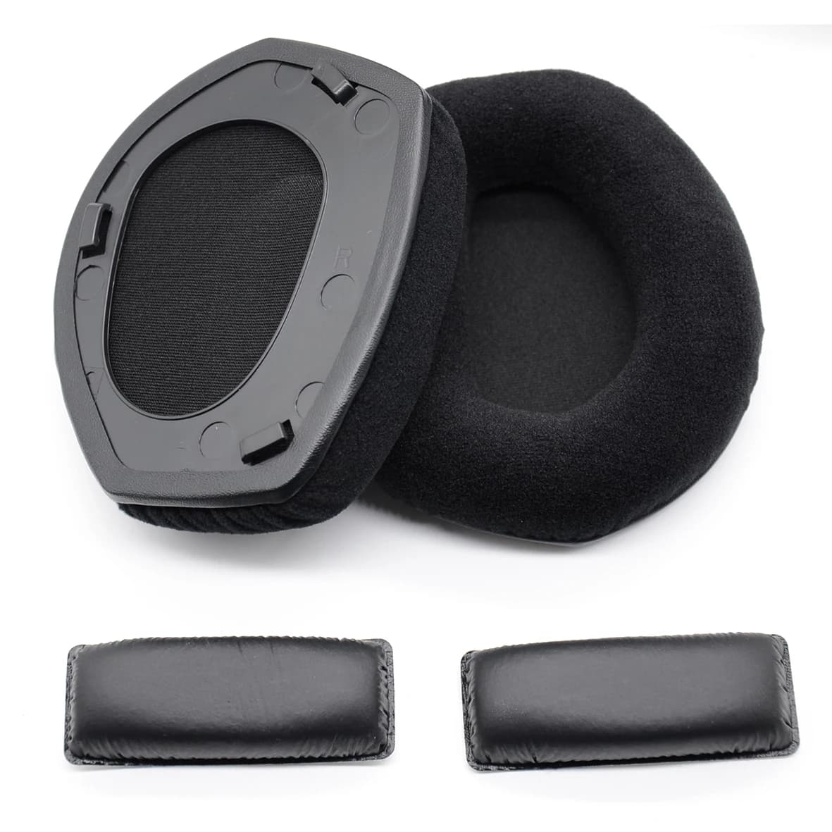 Nouveaux coussinets d'oreille pour Sennheiser HDR 165 175 185 195 écouteurs oreillettes en velours housse de remplacement avec boucle en plastique