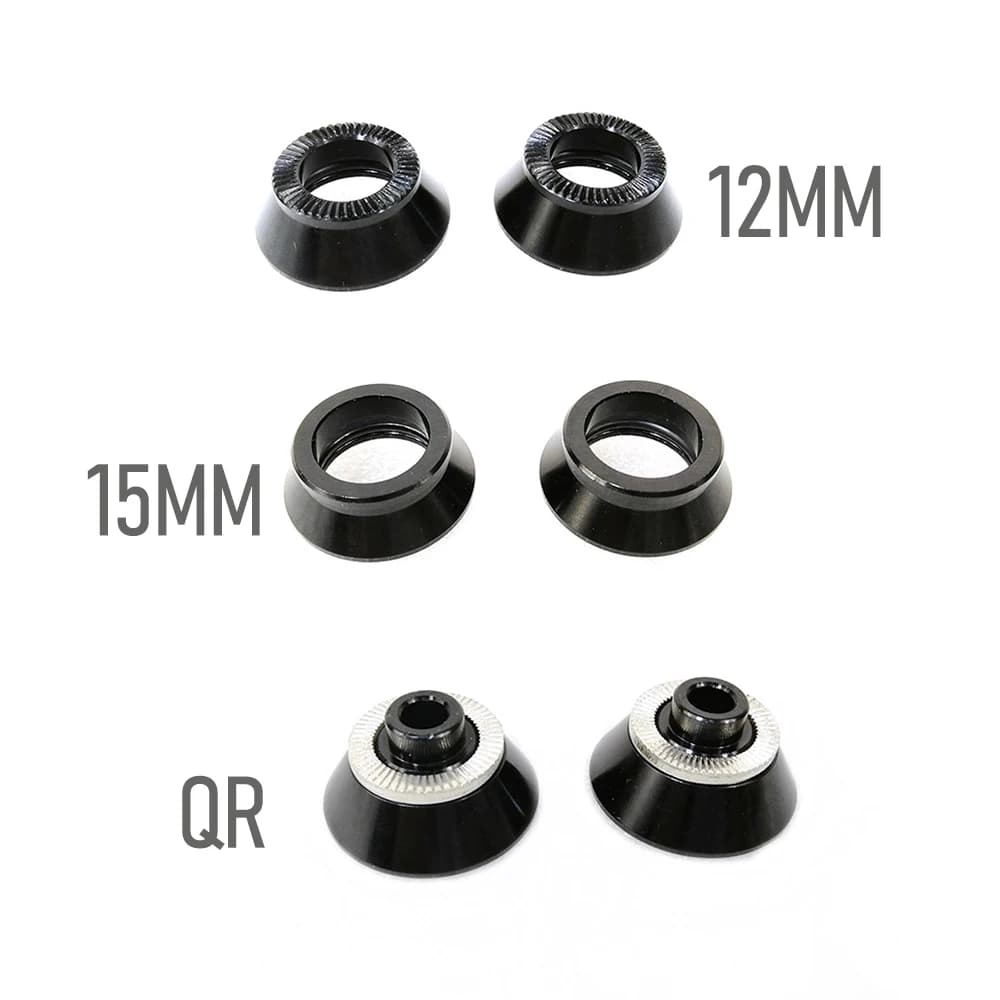 Kit de conversion pour Novatseats D411SB, moyeu avant à 6 boulons, QR 9mm, 12mm, 15mm, embouts TA, adaptateur convertisseur, capuchon latéral