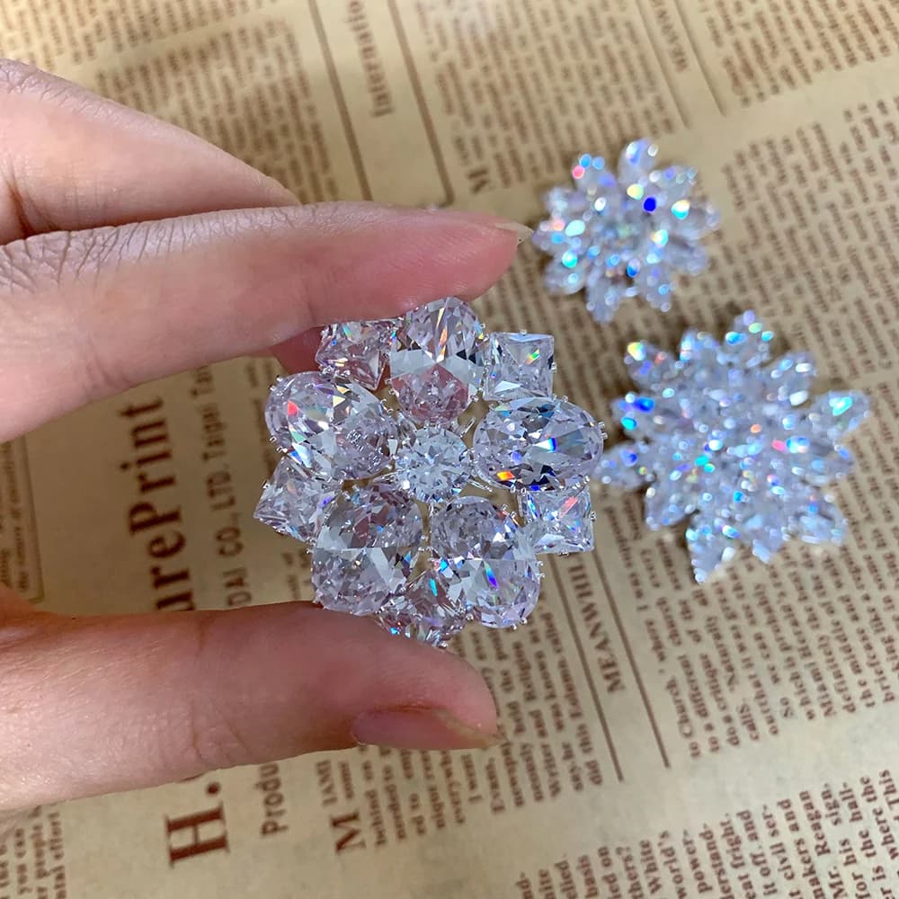 Broche en biscuits en forme de fleur nar, bonne brillance, appliques pour robe de mariée, décoration en biscuits, chaussures, sacs, bricolage