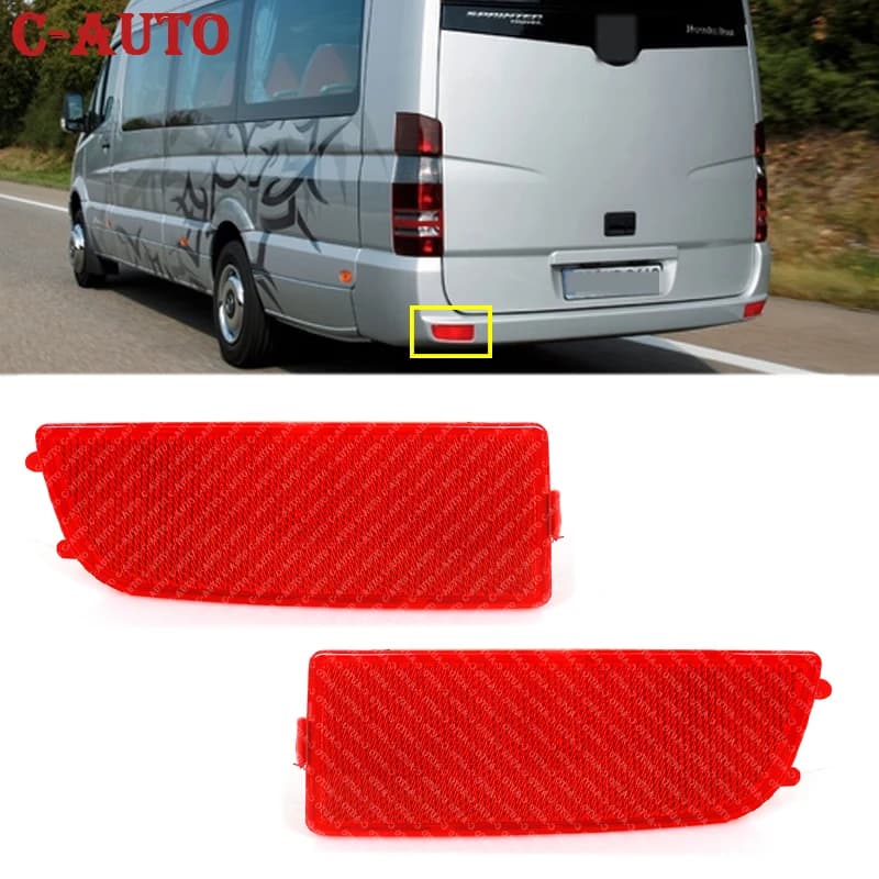 Pare-chocs arrière de voiture pour Mercedes Benz Dodge Sprinter, réflecteur de lumière, W906, 2006, 2007, 2008, 2009, 2010, 2011, 2012, 2013, 2014, 2015, 2016