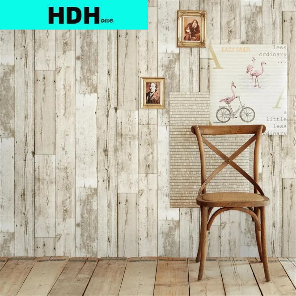 HDHome Wood Peel and Stick Wallpaper, Vinyl Wood Mars, Self Adhesive, Design for Walls, HOBedroom, Home Decor
