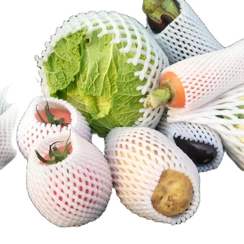 Manchon en filet de mousse, 50 pièces, Protection antichoc, emballage de Transport, bouteille de vin de fruits et légumes, articles fragiles, sac en maille dédié