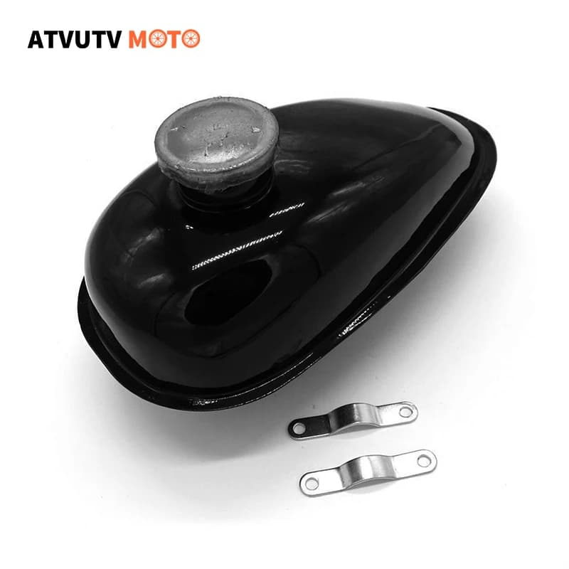Réservoir de carburant avec bouchon 2L pour moto, pour moteur 80cc, 66cc, 50cc, 49cc