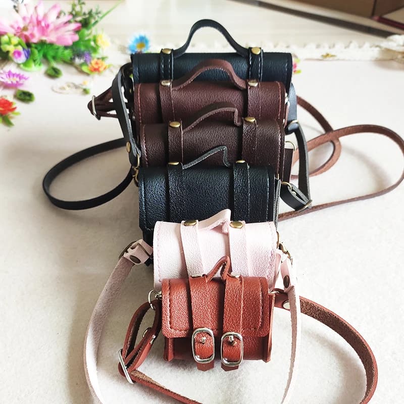 Sacoche rétro BJD, échelle 1/6 1/4 1/3, Mini sac modèle pour BJD/SD YOSD MSD SD13 SSDF, accessoires de poupée forte oncle C1038