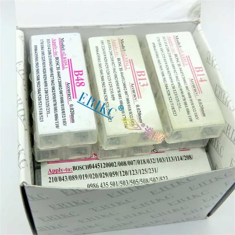 Cales d'injecteur de cale à rampe commune, pour un Total de 600 pièces, B11 B12 B13 B16 B22 B25 B26 B31 B48