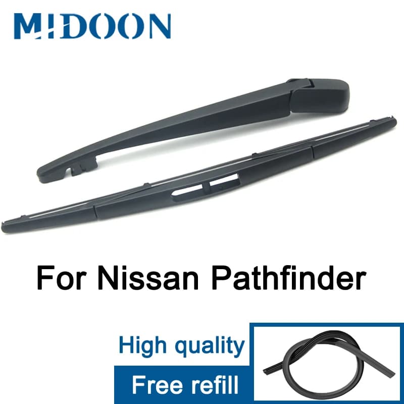 MIDOON – Kit d'essuie-glace et bras arrière 12 ", pour Nissan Pathfinder R51 2005-08 09 10 11 12, pare-brise