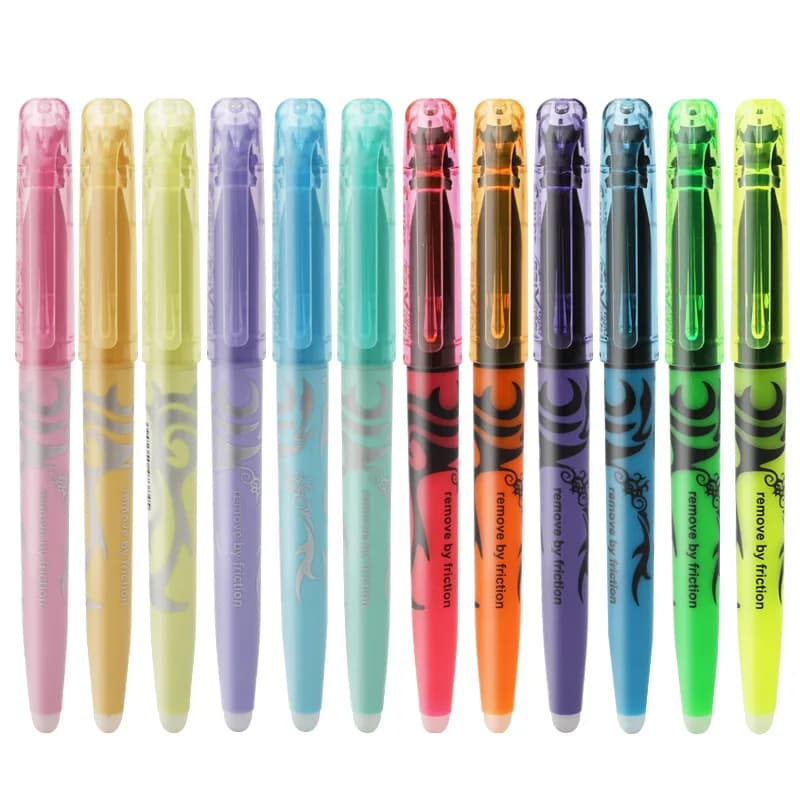 Stylo surligneur pilote effaçable, 1 pièce, disparition à chaud, Frixion Fluorescent Pastel, marqueur de couleur naturelle, doublure pour dessin, lettrage F250