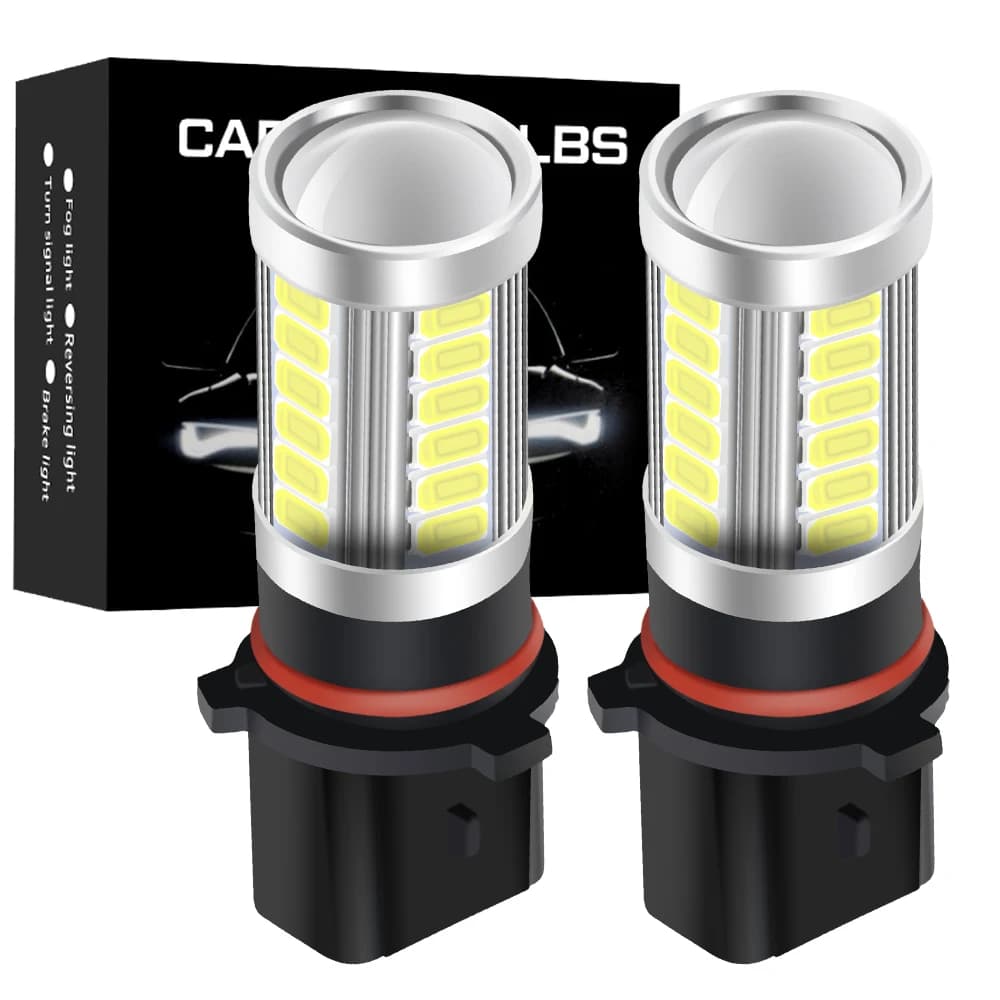 2 pièces P13W LED très brillante Auto avant antibrouillard voiture diurne lumière DRL conduite ampoule pour MAZDA CX-5 PEUGEOT 508 ampoules