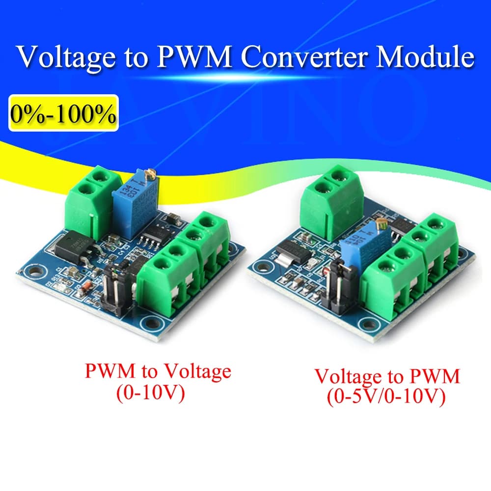 Module convertisseur de tension vers PWM, 0%-100% à 0-5V 0-10V, Signal numérique vers analogique, Module d'alimentation réglable PWM, 1/5/10 pièces