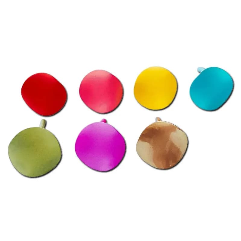 Boucles d'oreilles rondes ondulées plaquées à proximité, collier pendentif goutte d'oreille, coordinateur de bijoux, matériel fait à la main bricolage, accessoires, 10 pièces