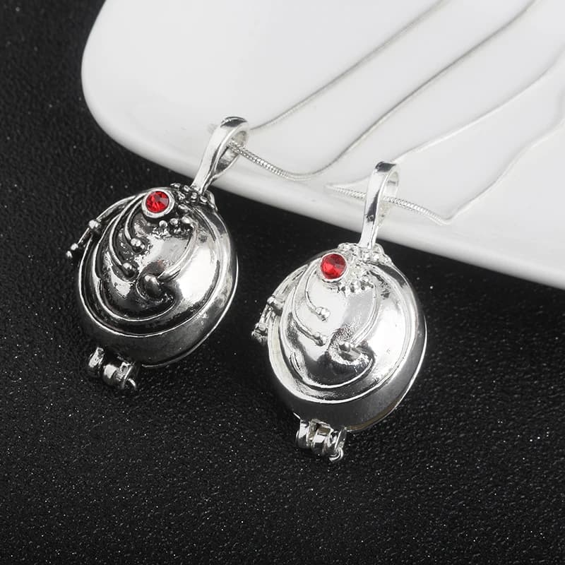 Collier Vintage The Vampire Diaries pour Femme, Elena, Gilbert, Verveine Vervain, Clip Rouge, Pendentif, Cadeau, 20Pcs par Lot